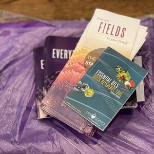 Young Living Marketing Brochures Booklets Purple Bags Science Tools